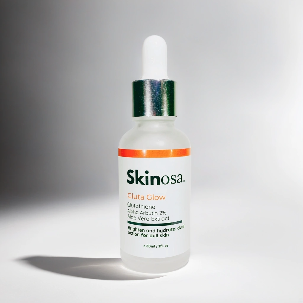 Gluta Glow Serum - Glutathione + Alpha Arbutin 2% Skinosa Gluta Glow Serum - Glutathione + Alpha Arbutin 2% Skinosa